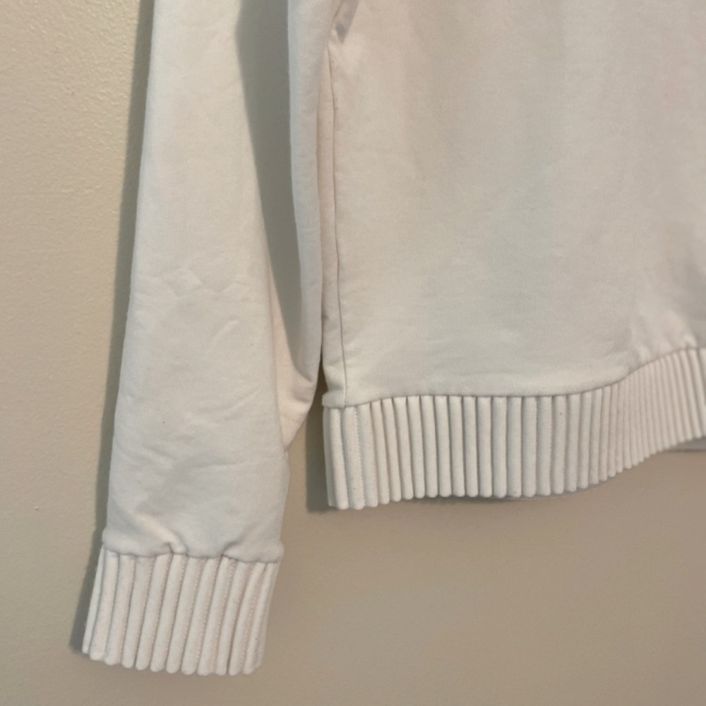 COS - White Cropped Crewneck Sweater - Picture 5 of 9